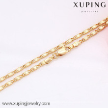Joyería del collar del brillo de la moda de 42576 Xuping mini con el oro 18K plateado